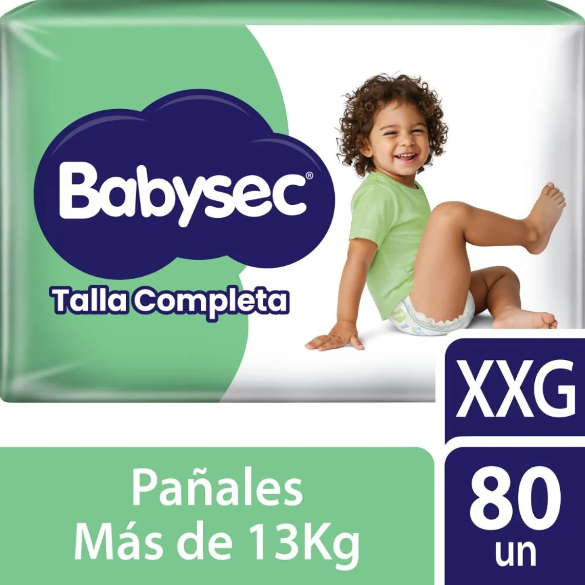BABYSEC - Pañal Babysec Talla Completa XXG Empaque 80 Und
