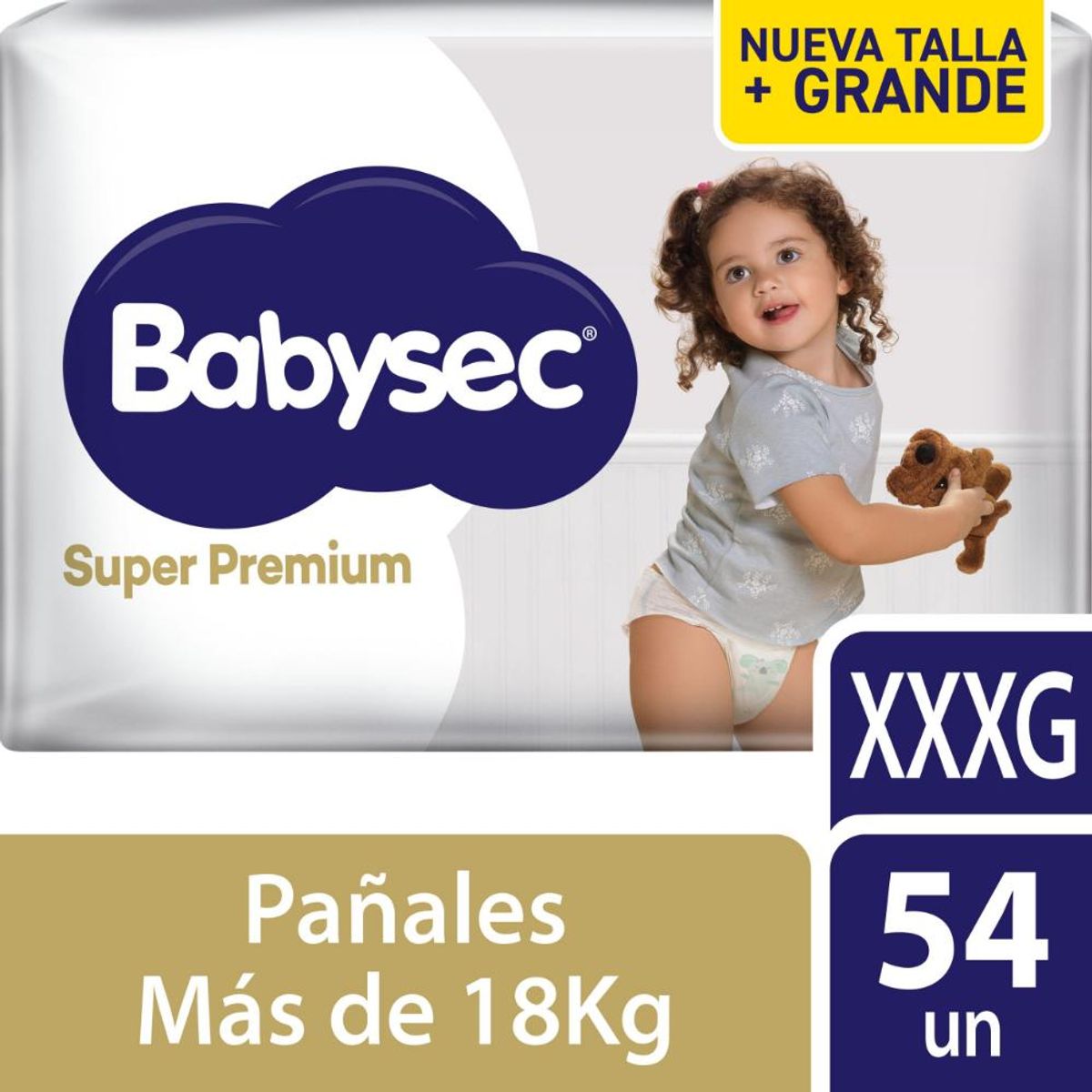 BABYSEC - Pañal Babysec Super Premium XXXG Empaque 54 Und