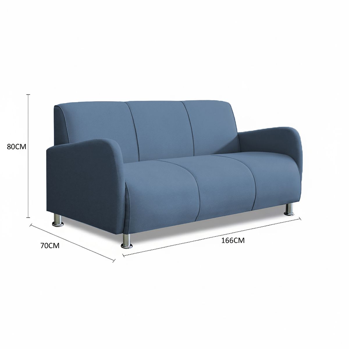 CASABELLA - JUEGO DE SALA 321 NAVIA ACERO