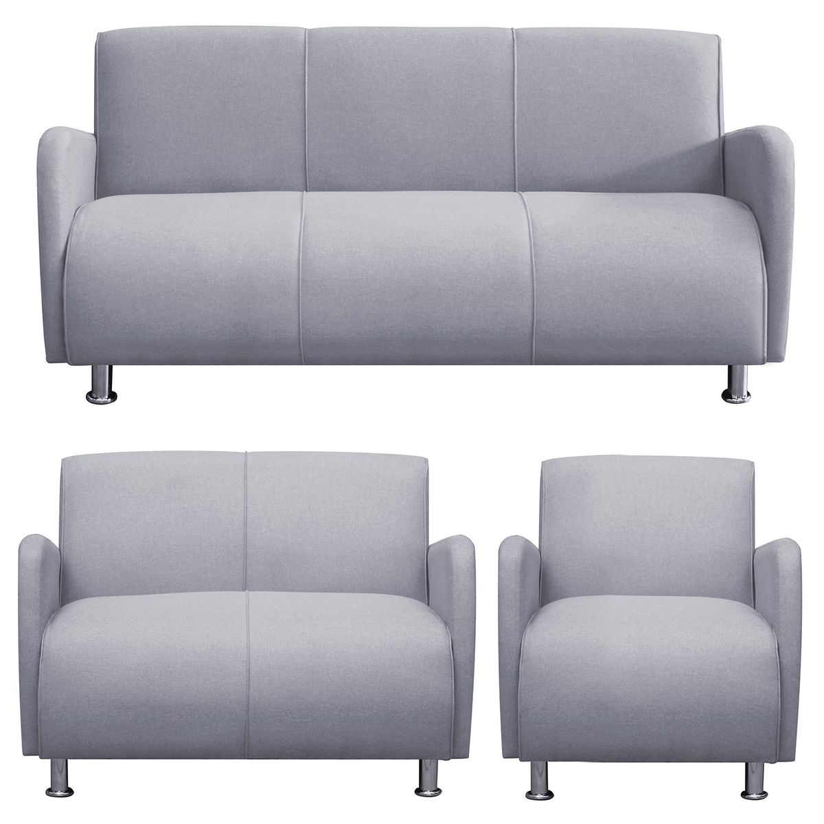 CASABELLA - JUEGO DE SALA 321 NAVIA GRIS