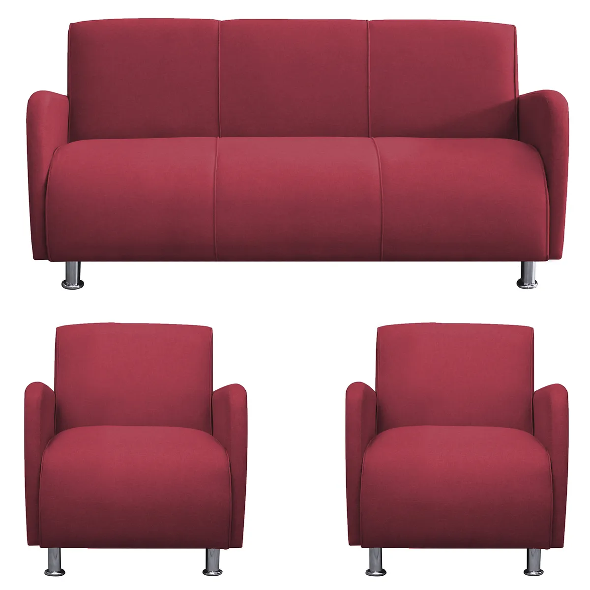 CASABELLA - JUEGO DE SALA 311 NAVIA ROJO