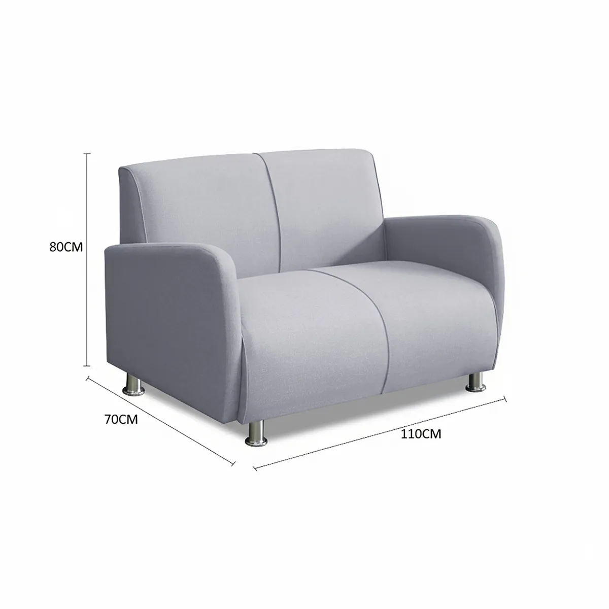 CASABELLA - SOFA 2CPS NAVIA GRIS