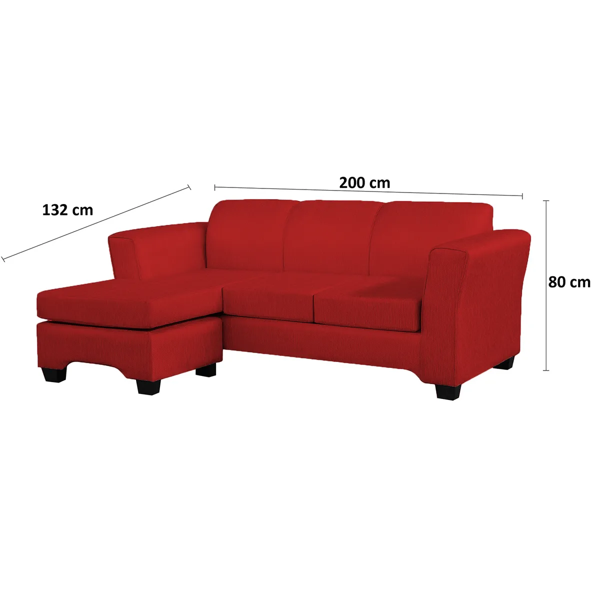 CASABELLA - SECCIONAL ROLDAN ROJO