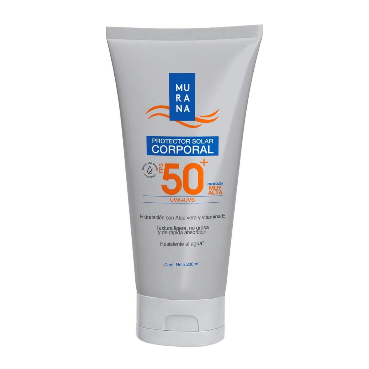 MURANA - Protector Solar Murana Corporal FPS 50+ Envase 200 mL