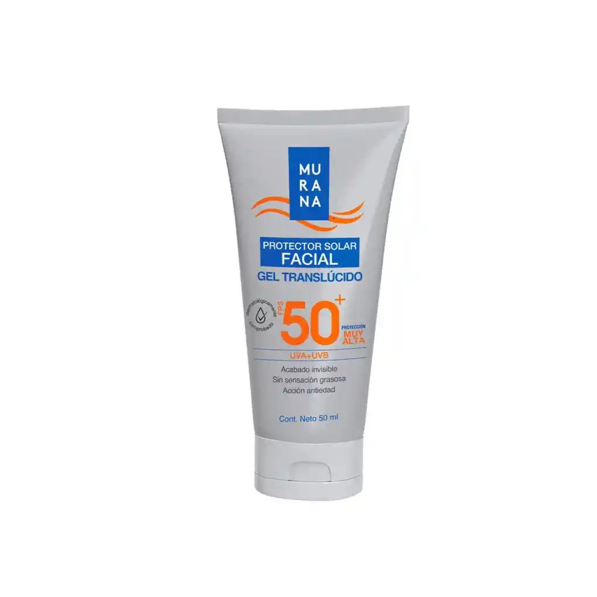 MURANA - Protector Solar Murana Facial Fluido FPS 50+ Envase 50 mL