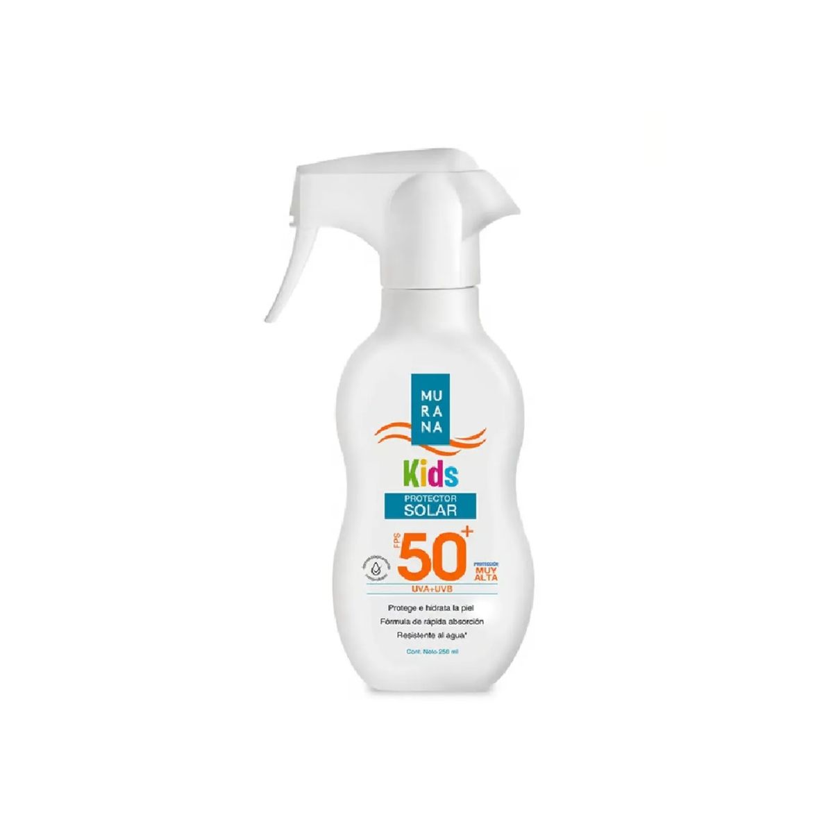 MURANA - Protector Solar Murana Kids Spray FPS 50+ Envase 250 mL
