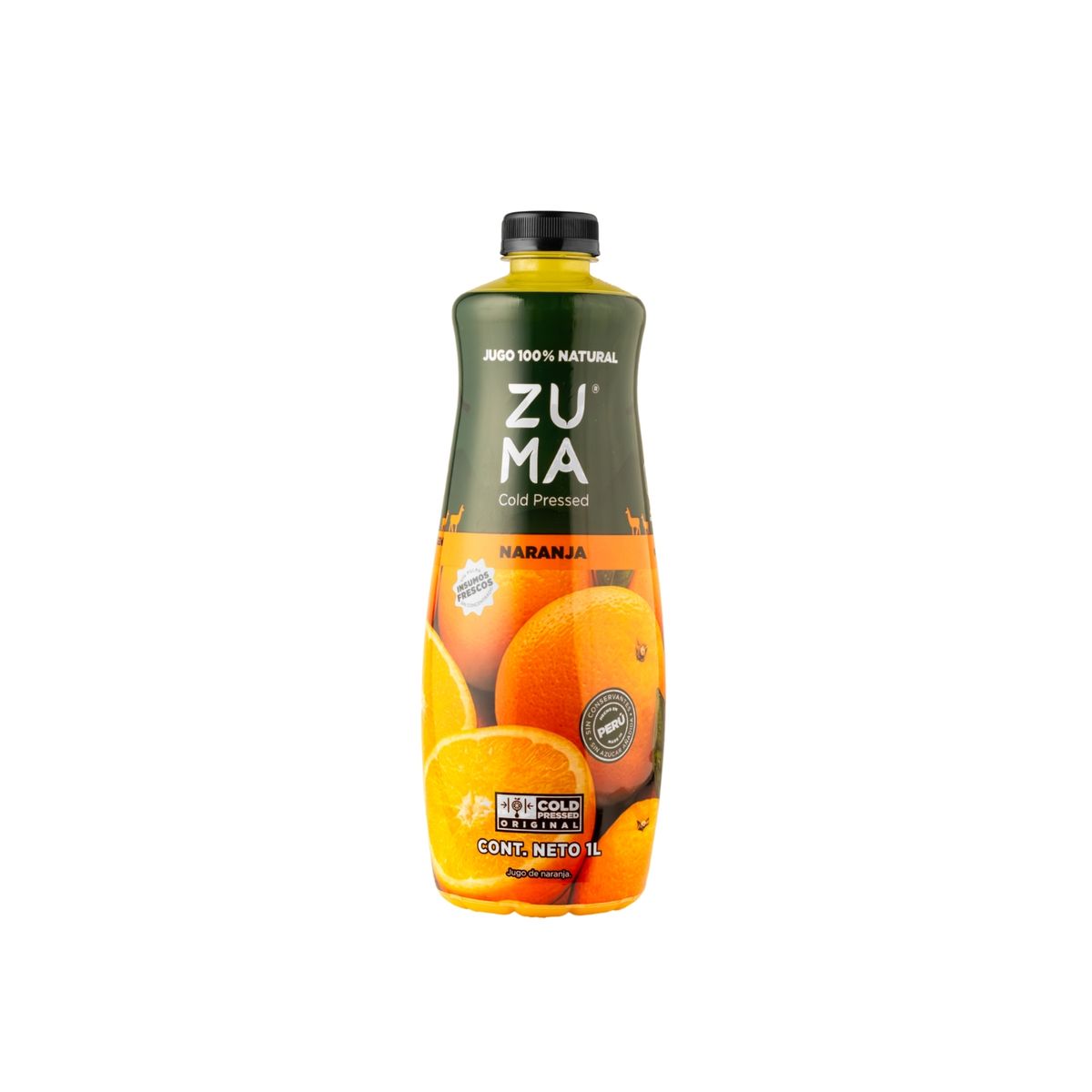 ZUMA COLD PRESSED - Jugo Cold Pressed Zuma Naranja Botella 1 L