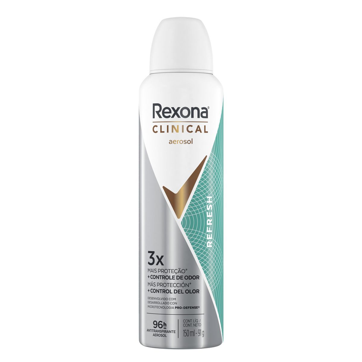 REXONA - Desodorante Rexona Clinical Refresh Botella 150 mL