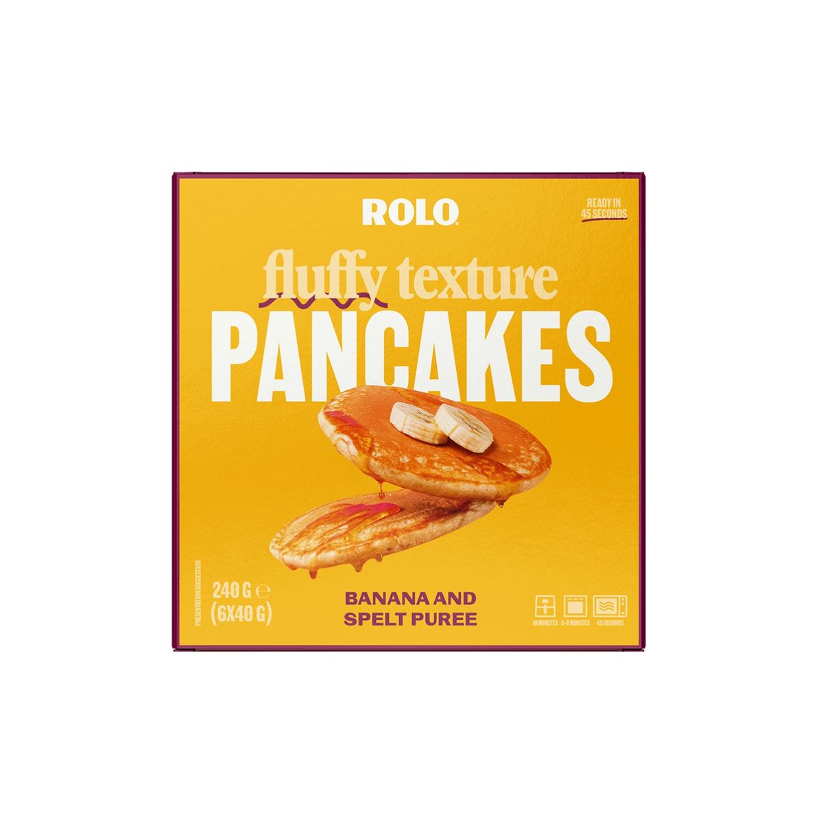 ROLO - Pancakes Plátano y Espelta Rolo Caja 6 Und