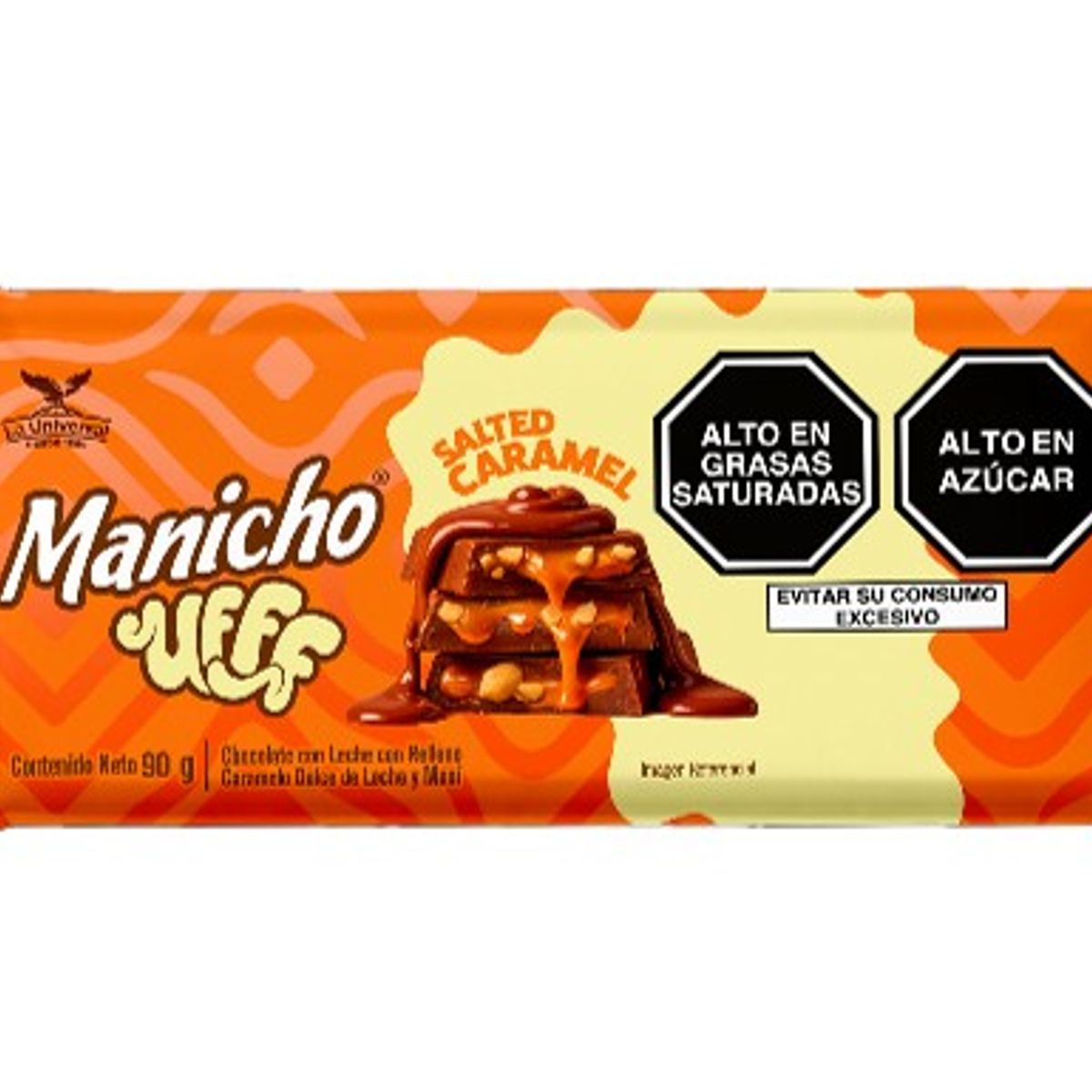  - Chocolate Manicho Ufff Salted Caramel Empaque 90 g