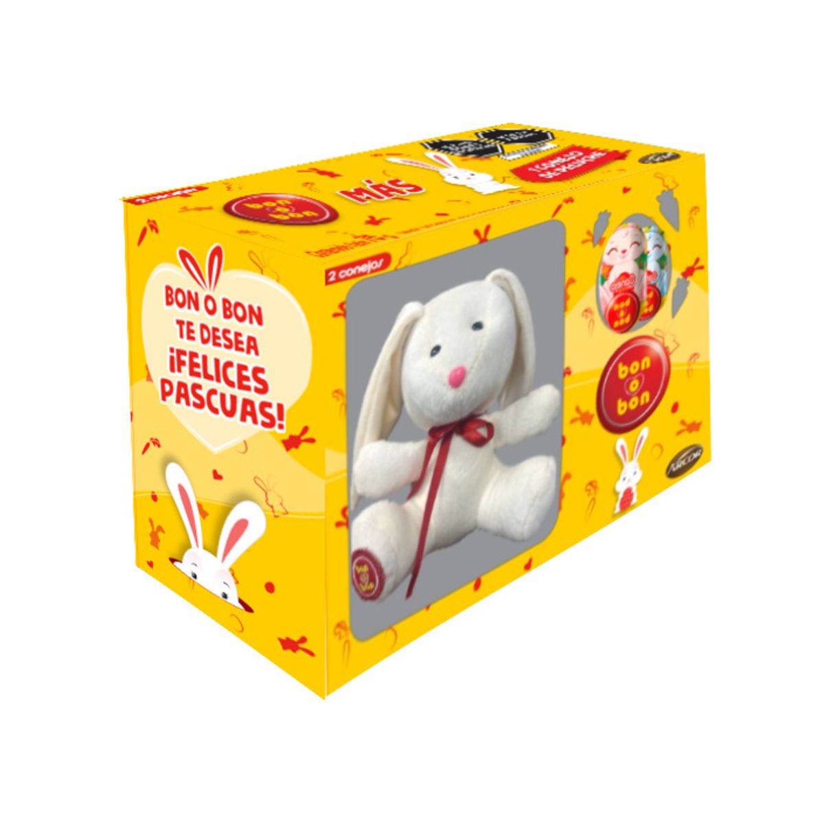 BON O BON - Conejo Bon O Bon Caja 2 Und
