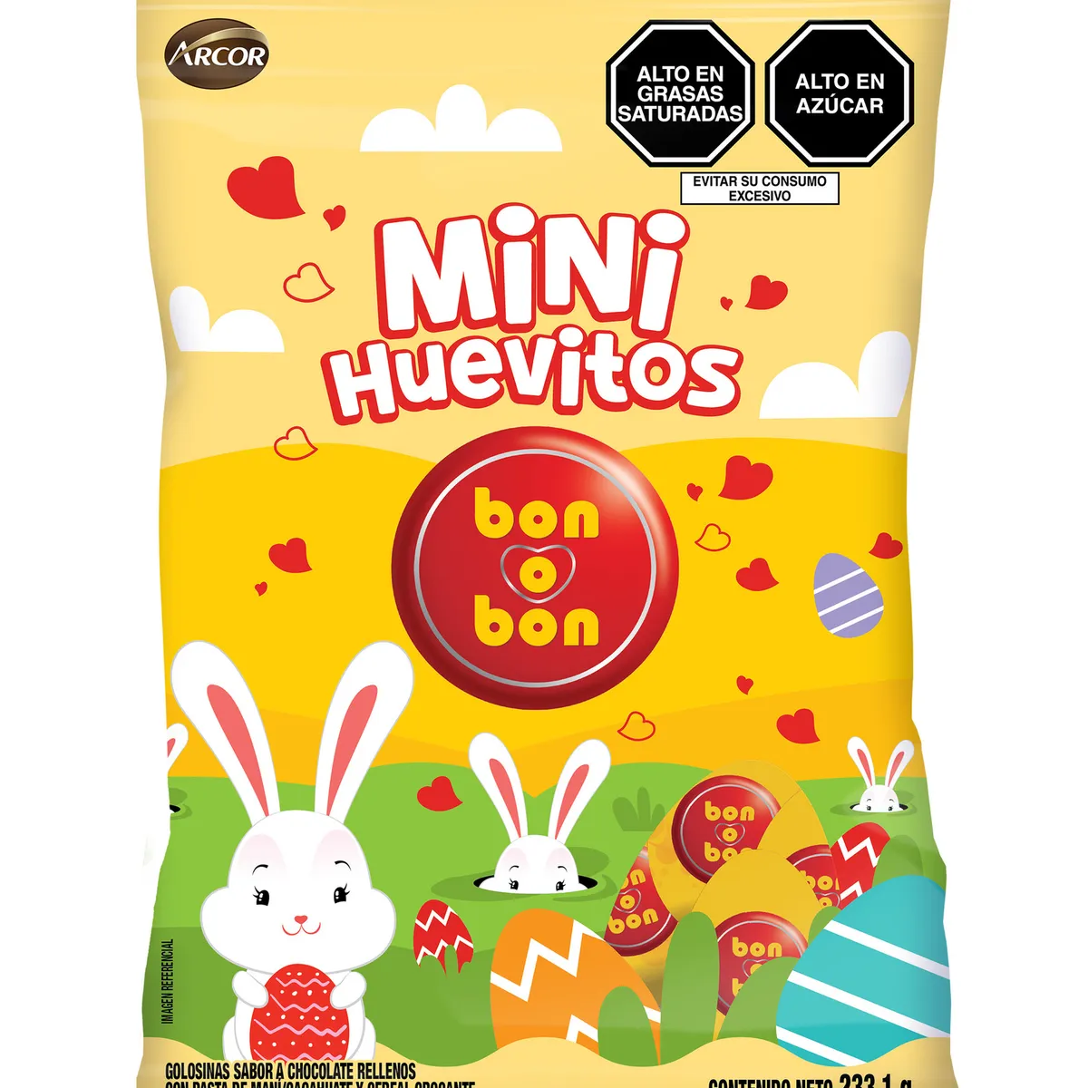 BON O BON - Mini Huevitos Bon O Bon Bolsa 233.1 g