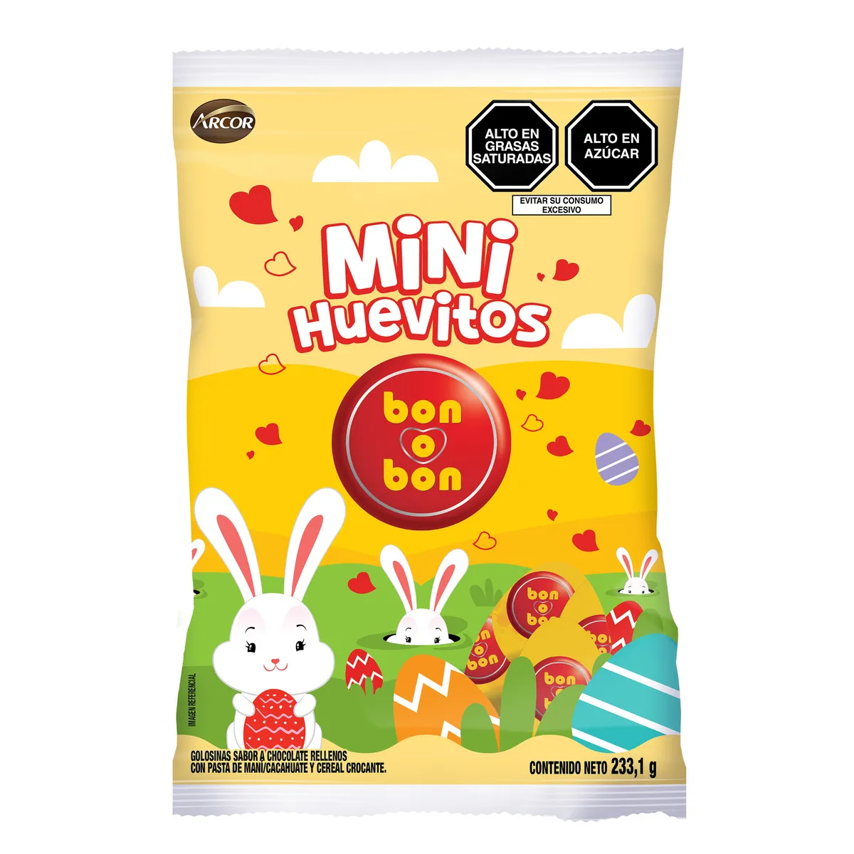BON O BON - Mini Huevitos Bon O Bon Bolsa 233.1 g