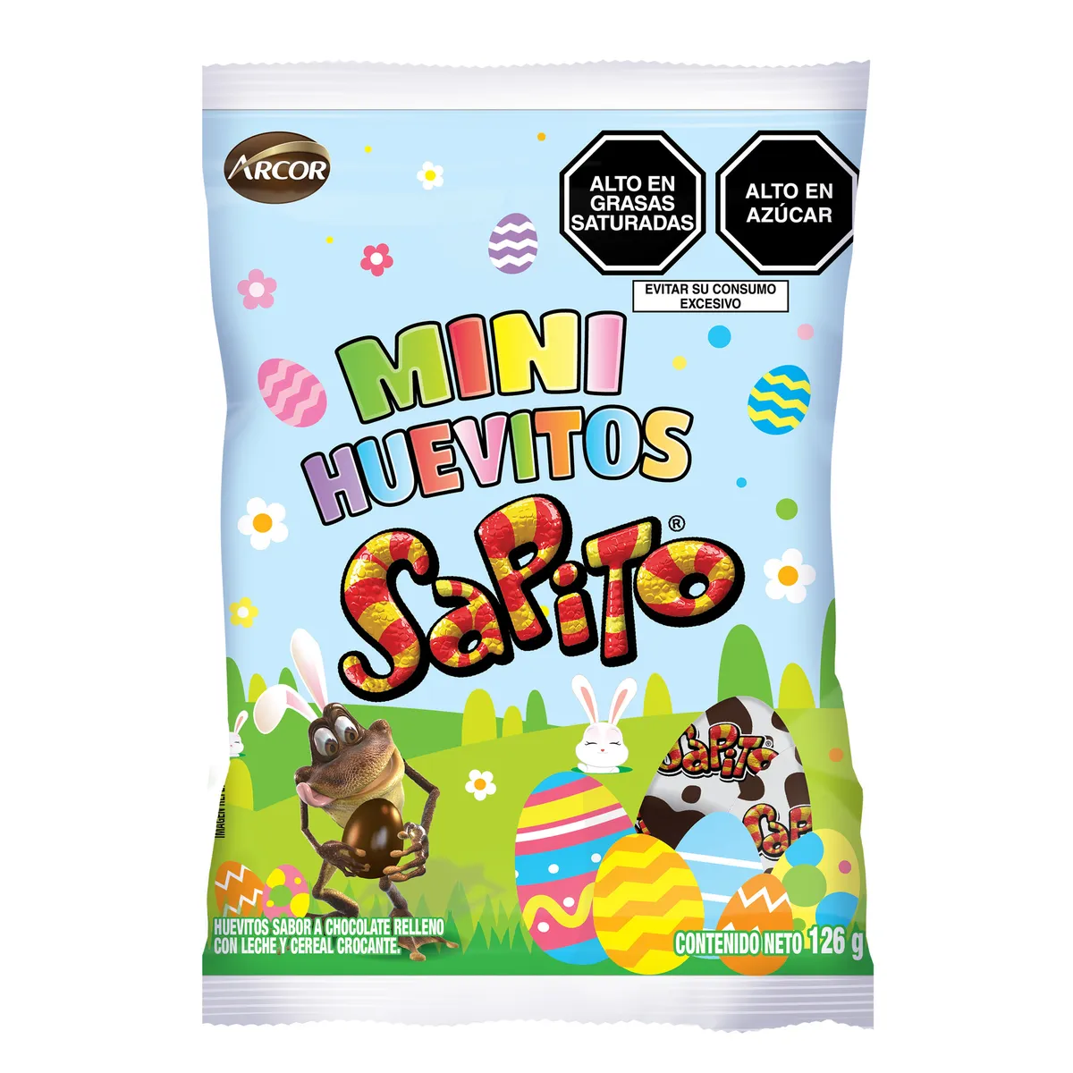 BON O BON - Mini Huevitos Sapito Bolsa 126 g