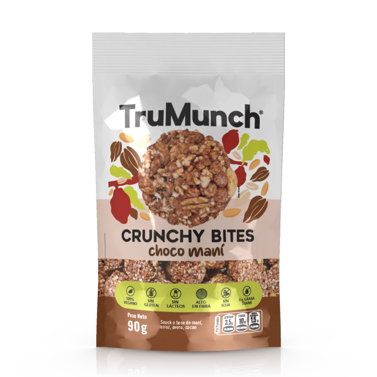 TRUMUNCH - Crunchy Bites TruMunch Choco Maní Doypack 90 g