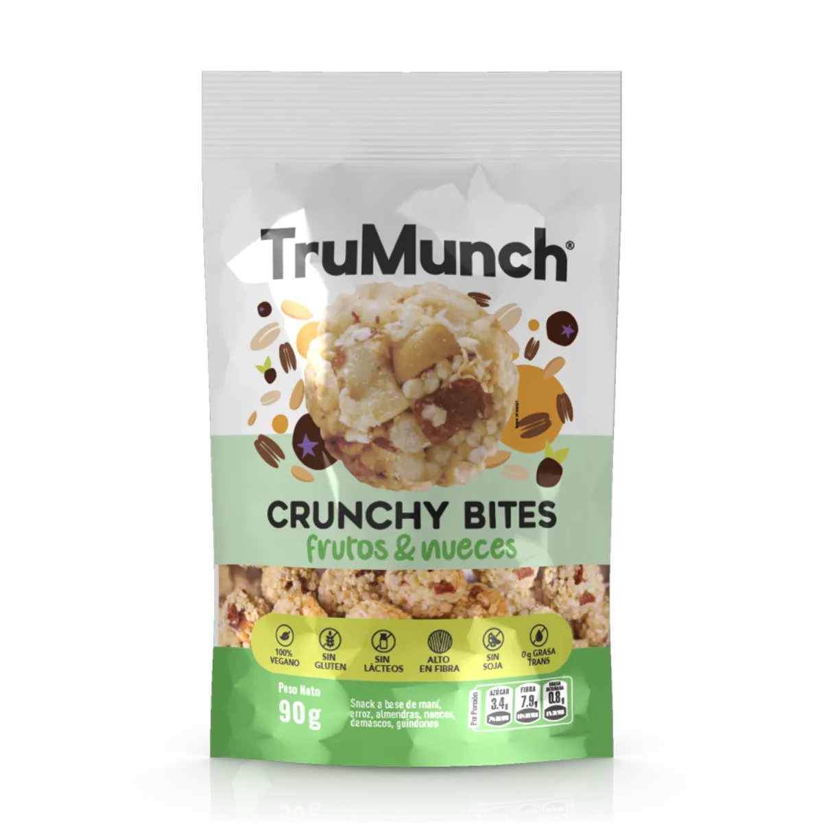 TRUMUNCH - Crunchy Bites TruMunch Frutos y Nueces Doypack 90 g