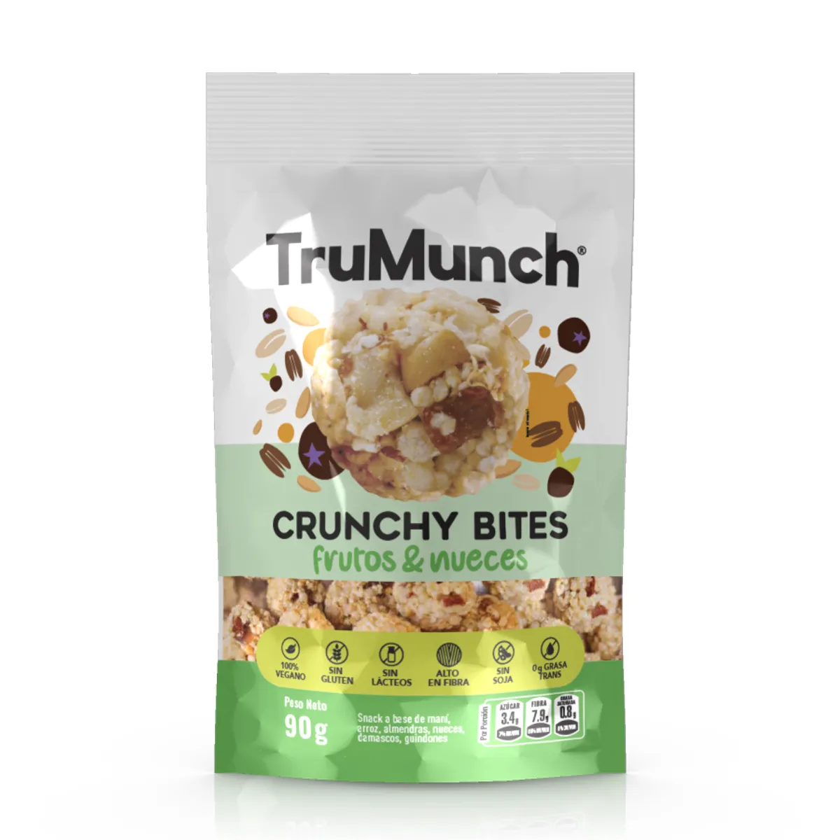 TRUMUNCH - Crunchy Bites TruMunch Frutos y Nueces Doypack 90 g