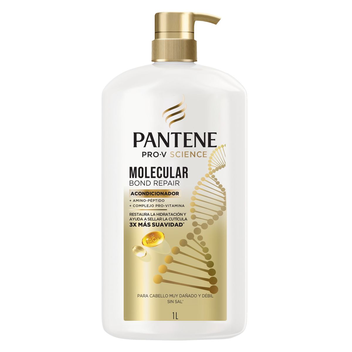 PANTENE - Acondicionador Pantene Reparación Molecular Envase 1 L
