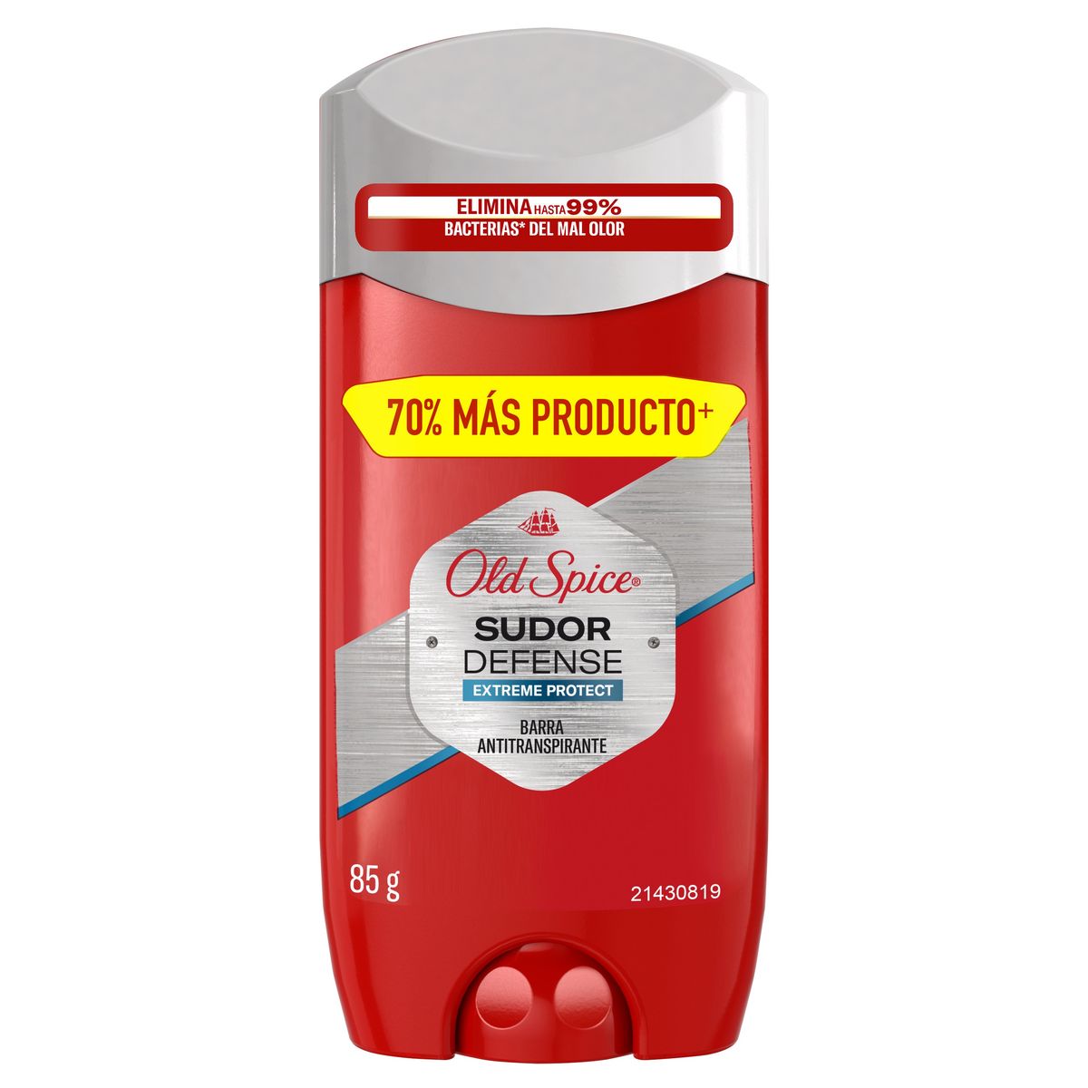 OLD SPICE - Antitranspirante en Barra Old Spice Sudor Defense Protección Extrema Envase 85 g