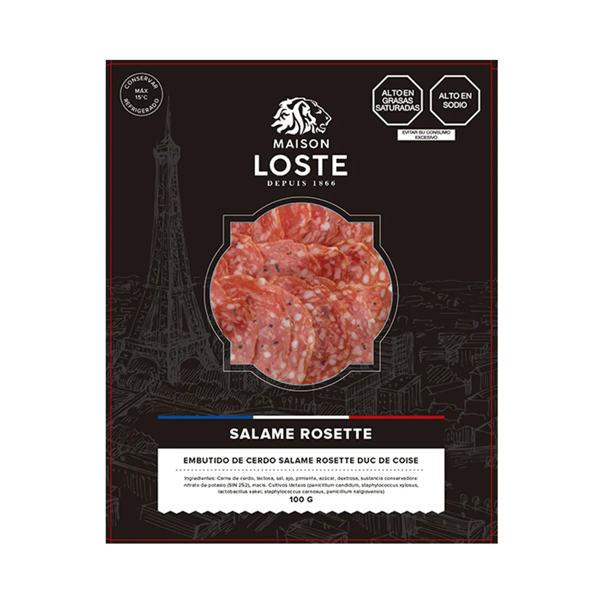 LOSTE - Salame Rosette Maison Loste Empaque 100 g