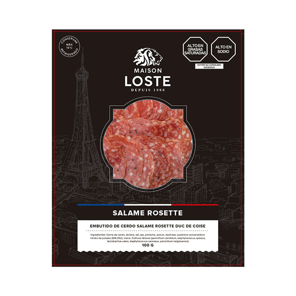 LOSTE - Salame Rosette Maison Loste Empaque 100 g