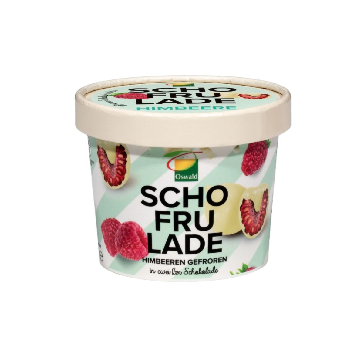 SCHOFRULADE - Bombón Helado Frambuesa con Chocolate Blanco Schofrulade Pote 130 g
