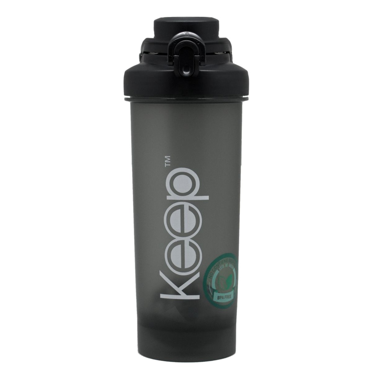 KEEP - Botella Sport Shaker Keep Negro 700mL
