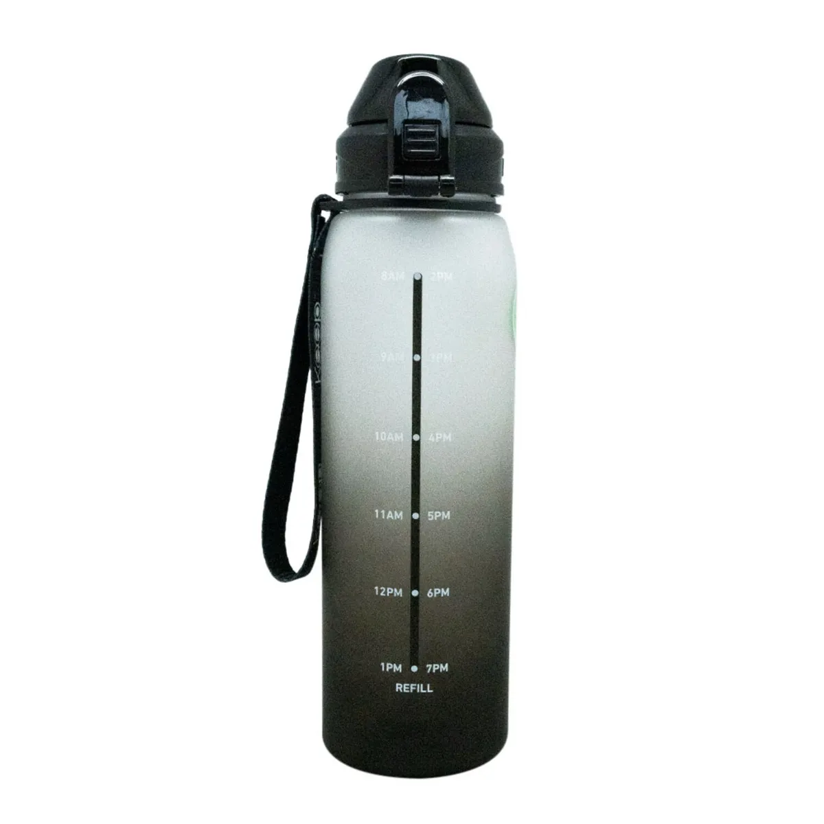 KEEP - Botella Medidas Keep Rubber Negro 1L