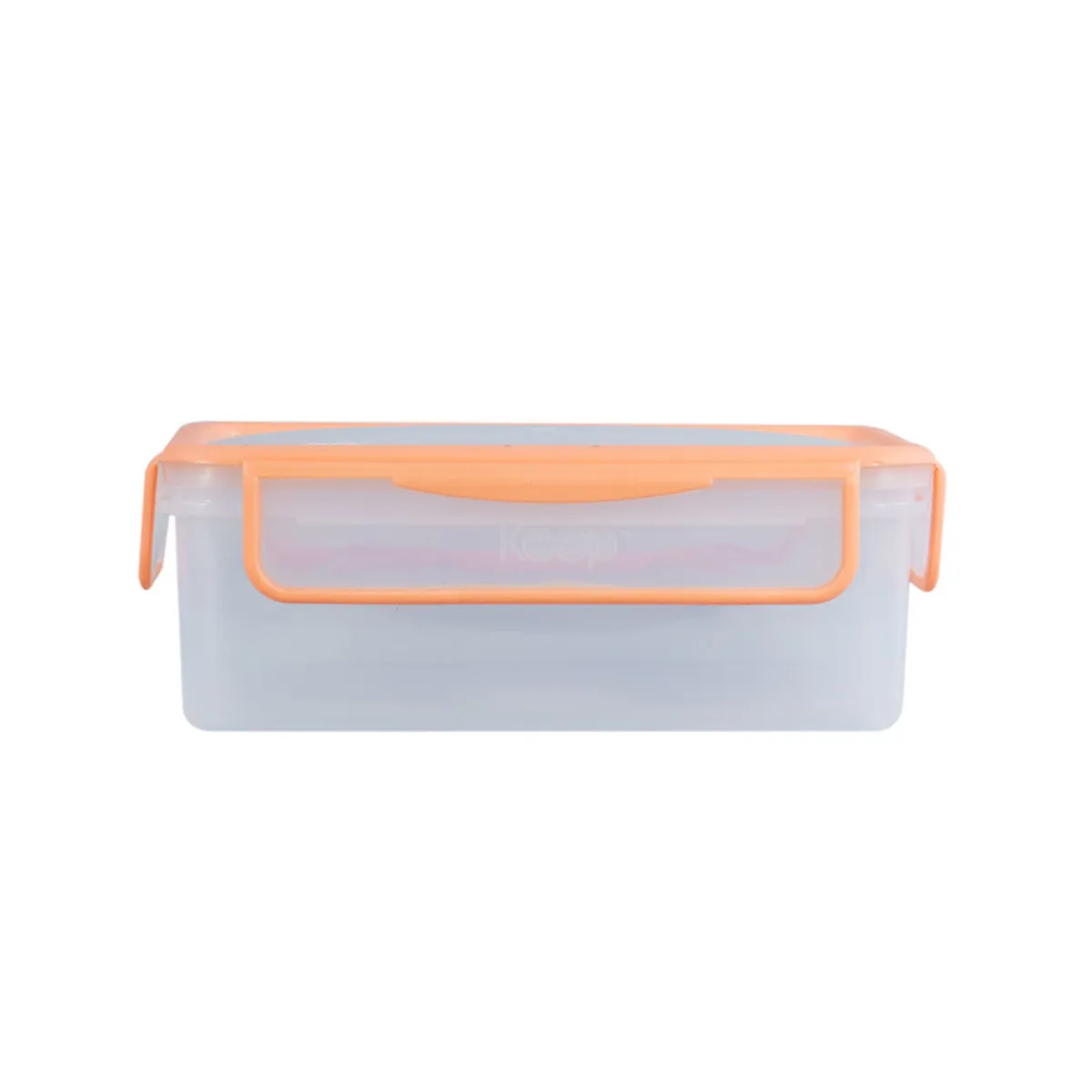 KEEP - Hermético Keep Plástico Rectangular Naranja 1000mL