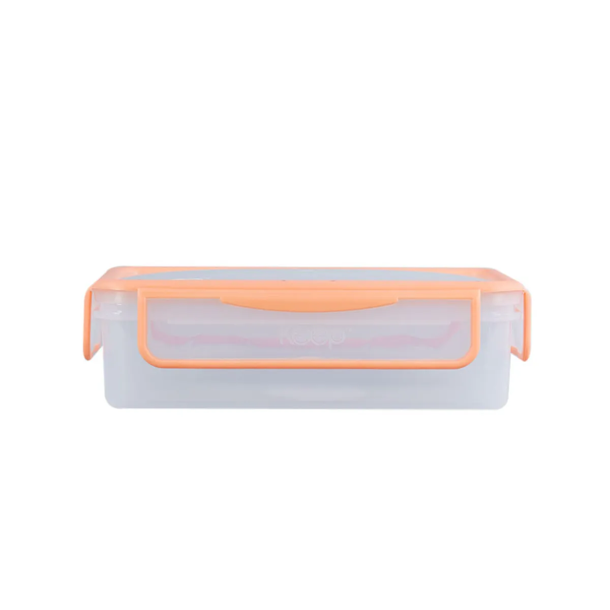 KEEP - Hermético Keep Plástico Rectangular Naranja 900mL