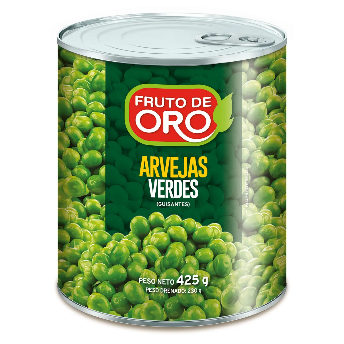 FRUTO DE ORO - Arveja Verde Fruto de Oro Lata 425 g
