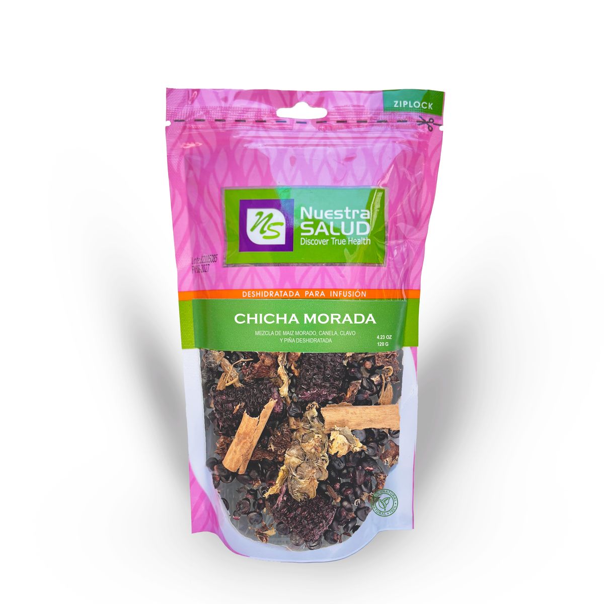 NUESTRA SALUD - Chicha Morada Nuestra Salud Doypack 120 g