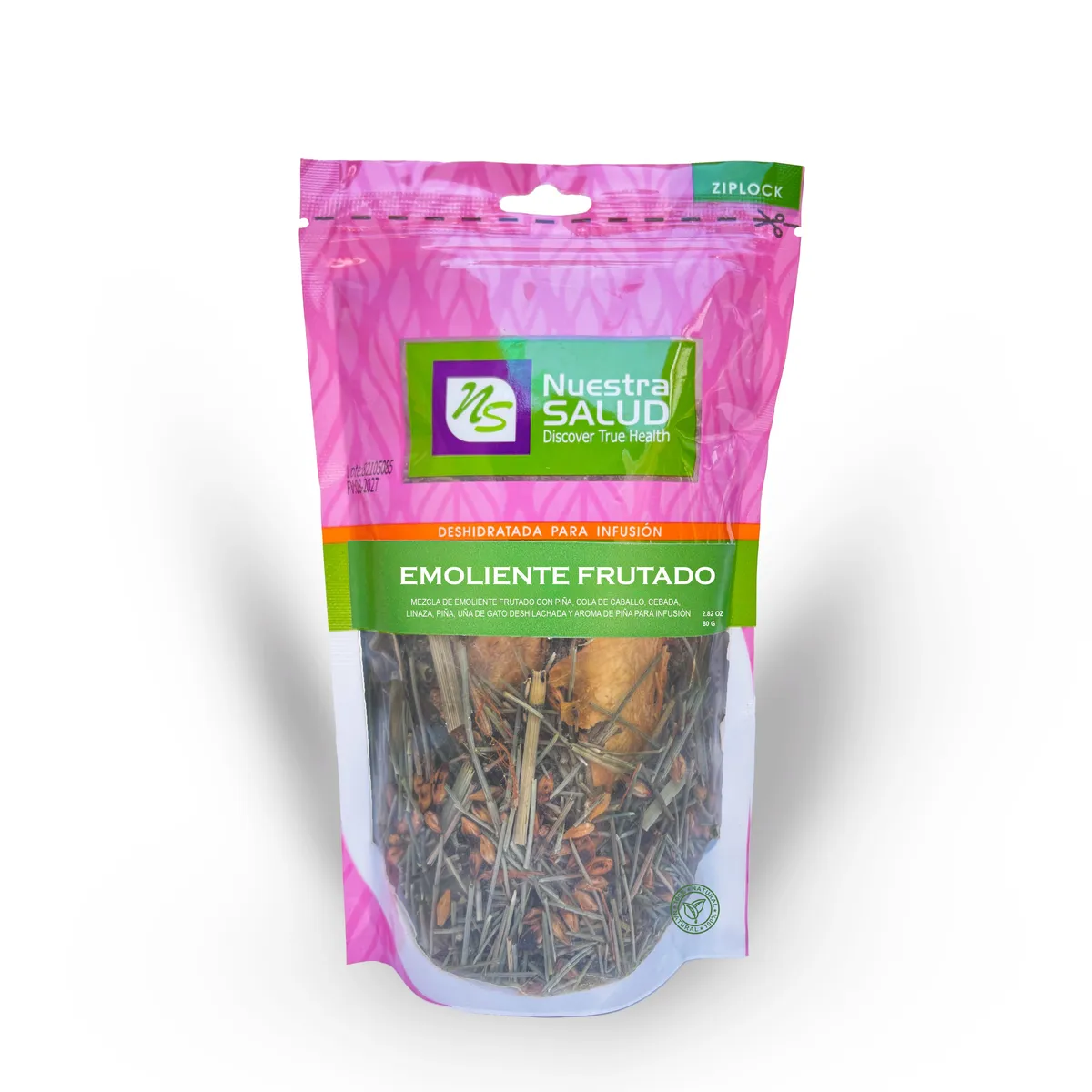NUESTRA SALUD - Emoliente Frutado Nuestra Salud Doypack 80 g