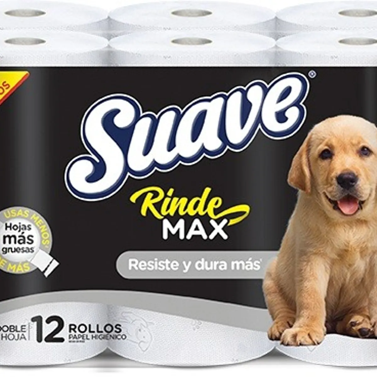 SUAVE - Papel Higiénico Suave Rindemax 40 metros Empaque 12 Und