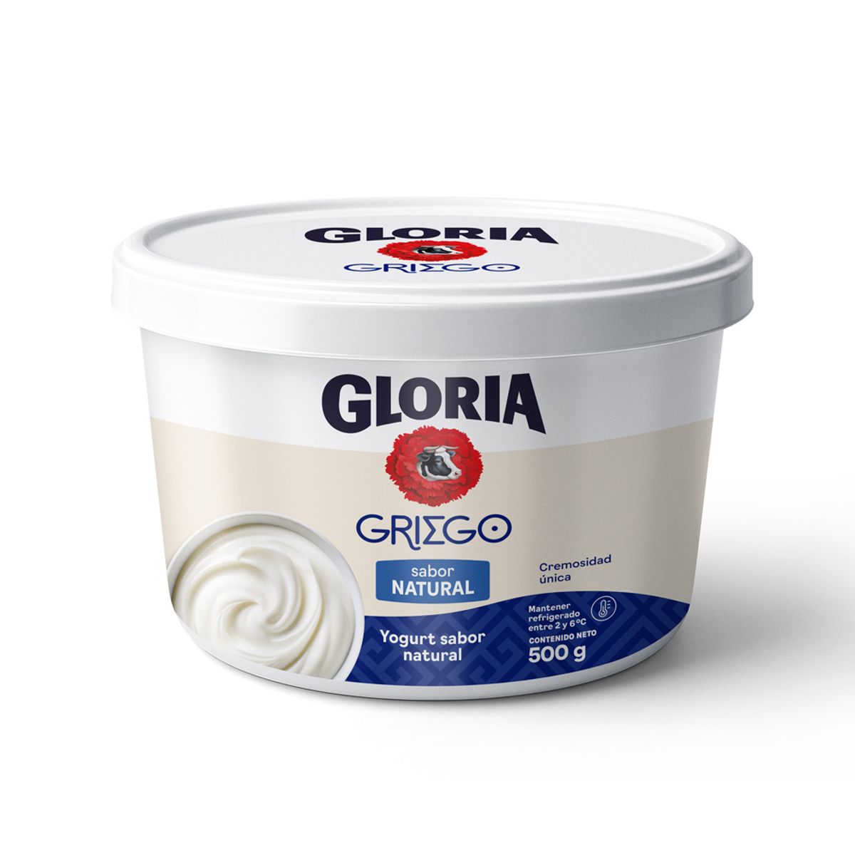 GLORIA - Yogurt Griego Gloria Natural Pote 500 g