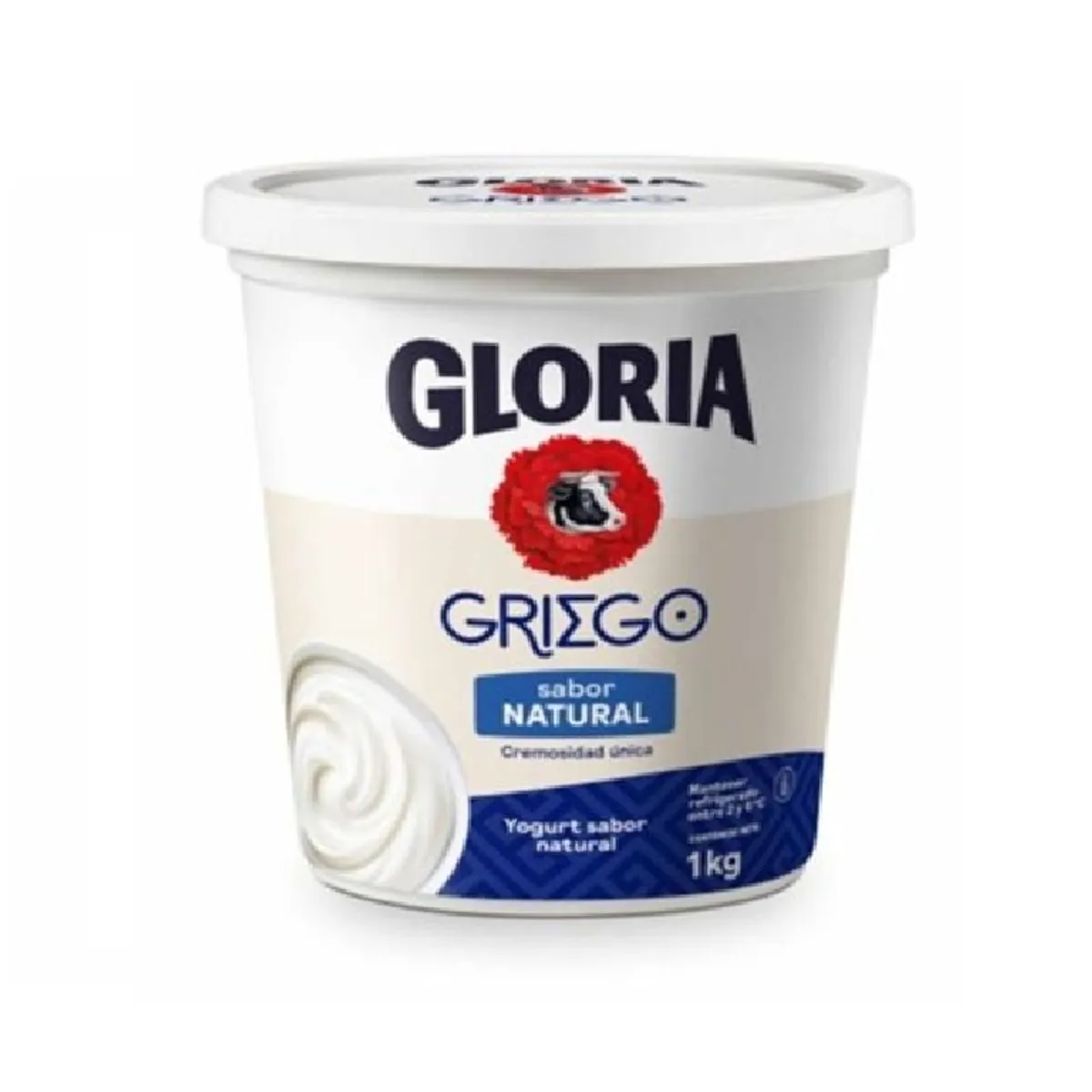 GLORIA - Yogurt Griego Gloria Natural Pote 1 Kg