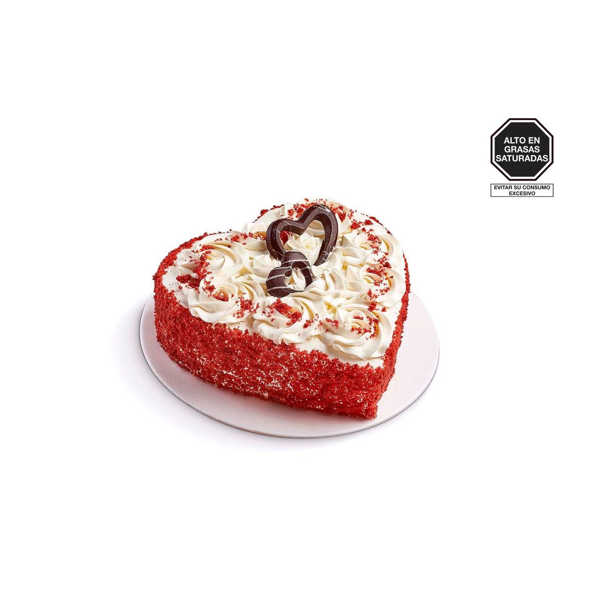 TOTTUS - Torta Red Velvet Corazón Mediana