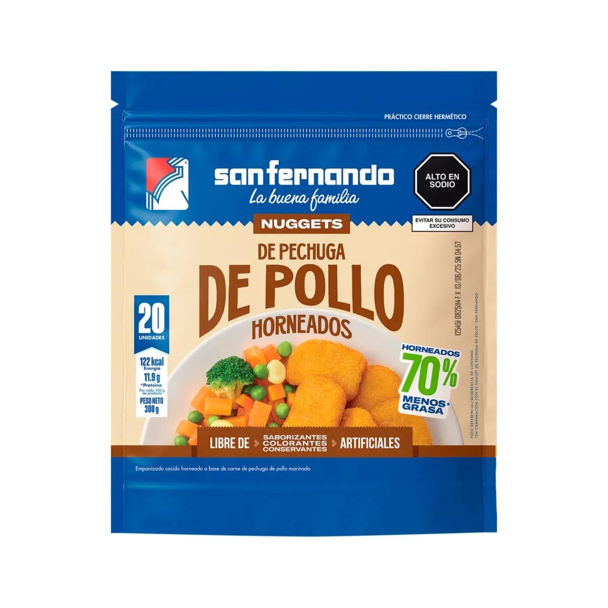 SAN FERNANDO - Nuggets Horneados San Fernando Bolsa 300 g