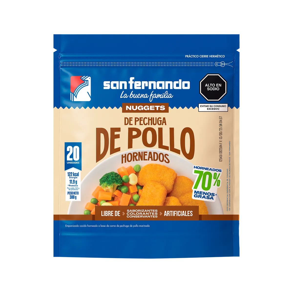 SAN FERNANDO - Nuggets Horneados San Fernando Bolsa 300 g