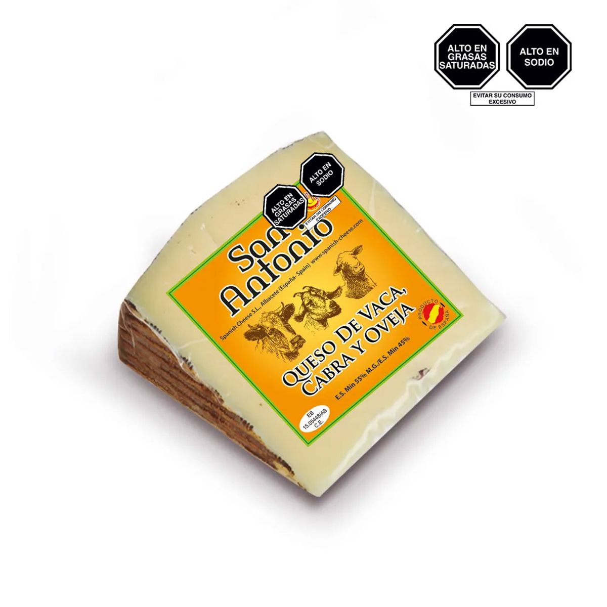 SPANISH CHEESSE SL - Queso Vaca, Cabra y Oveja Spanish Cheese S.L Empaque 150 g