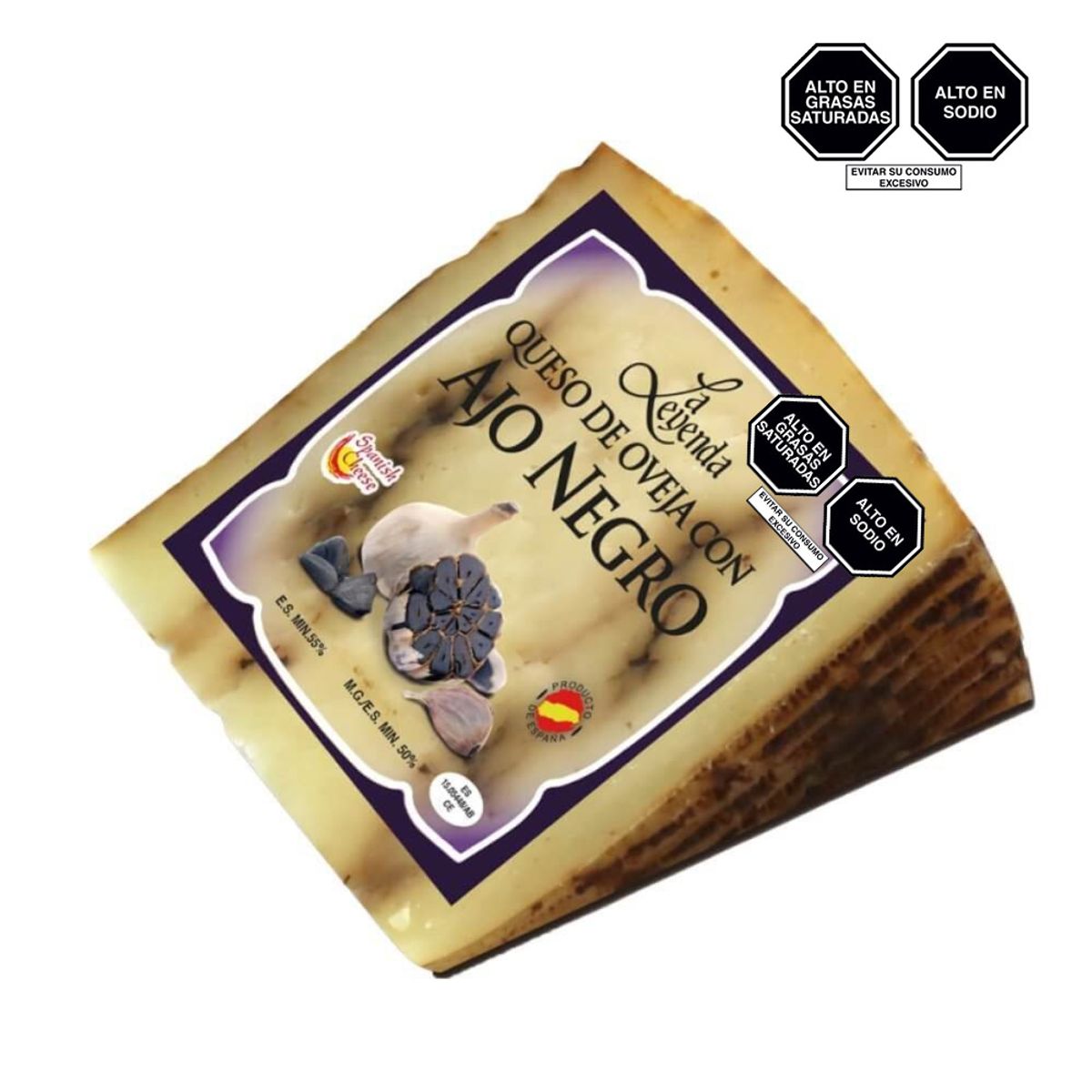 LA LEYENDA - Queso de Oveja con Ajo Negro La Leyenda Empaque 150 g