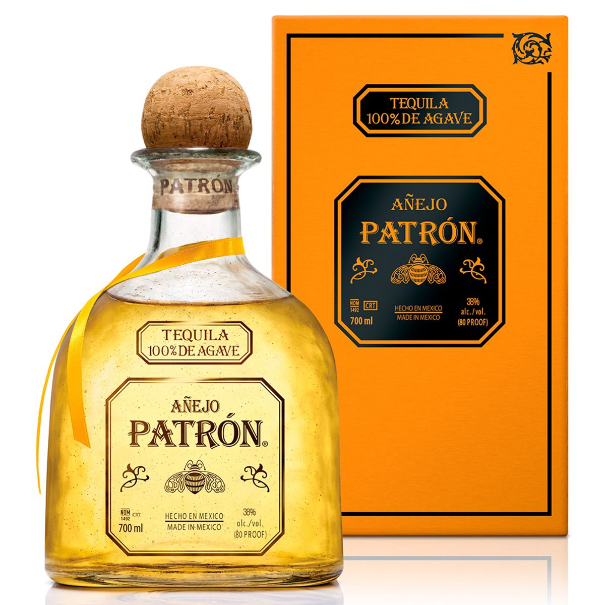PATRON - Tequila Añejo Patrón Botella 700 mL