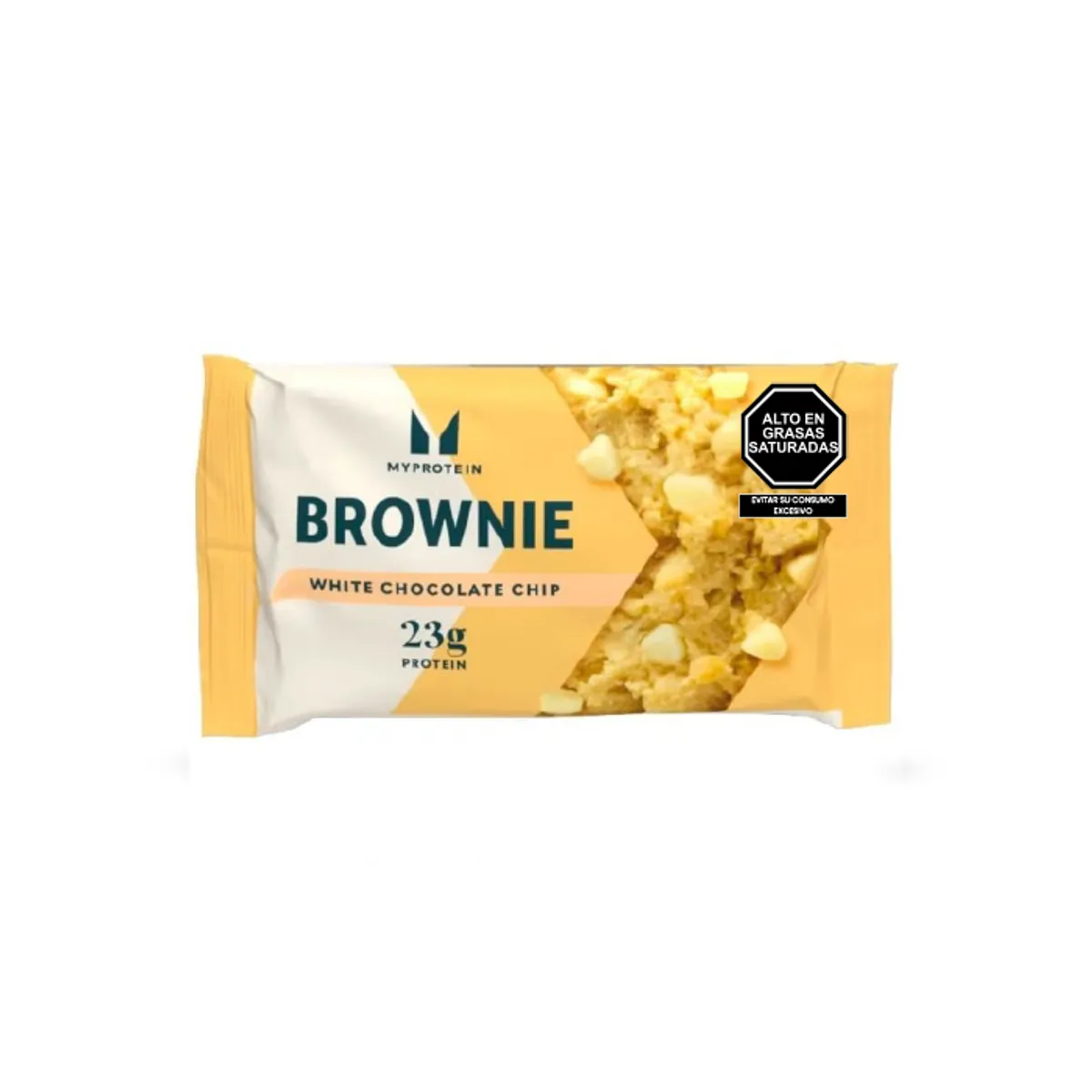 MYPROTEIN - Brownie Proteico MyProtein Chocolate Blanco Chip Empaque 23 g
