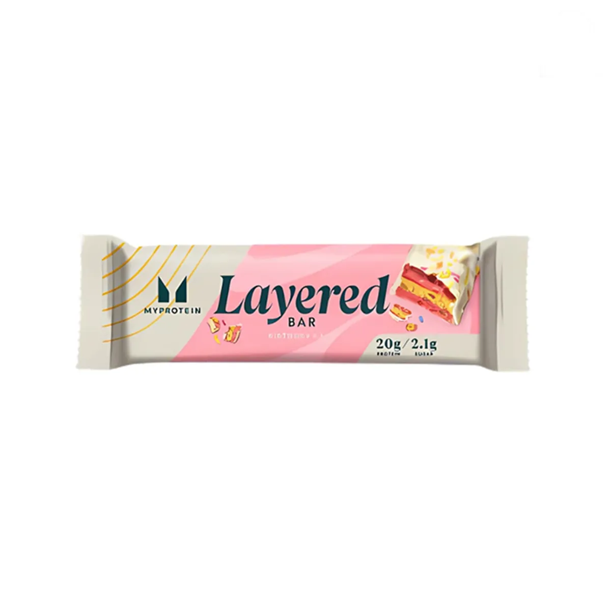MYPROTEIN - Barra Proteica Layered MyProtein Vainilla Empaque 20 g