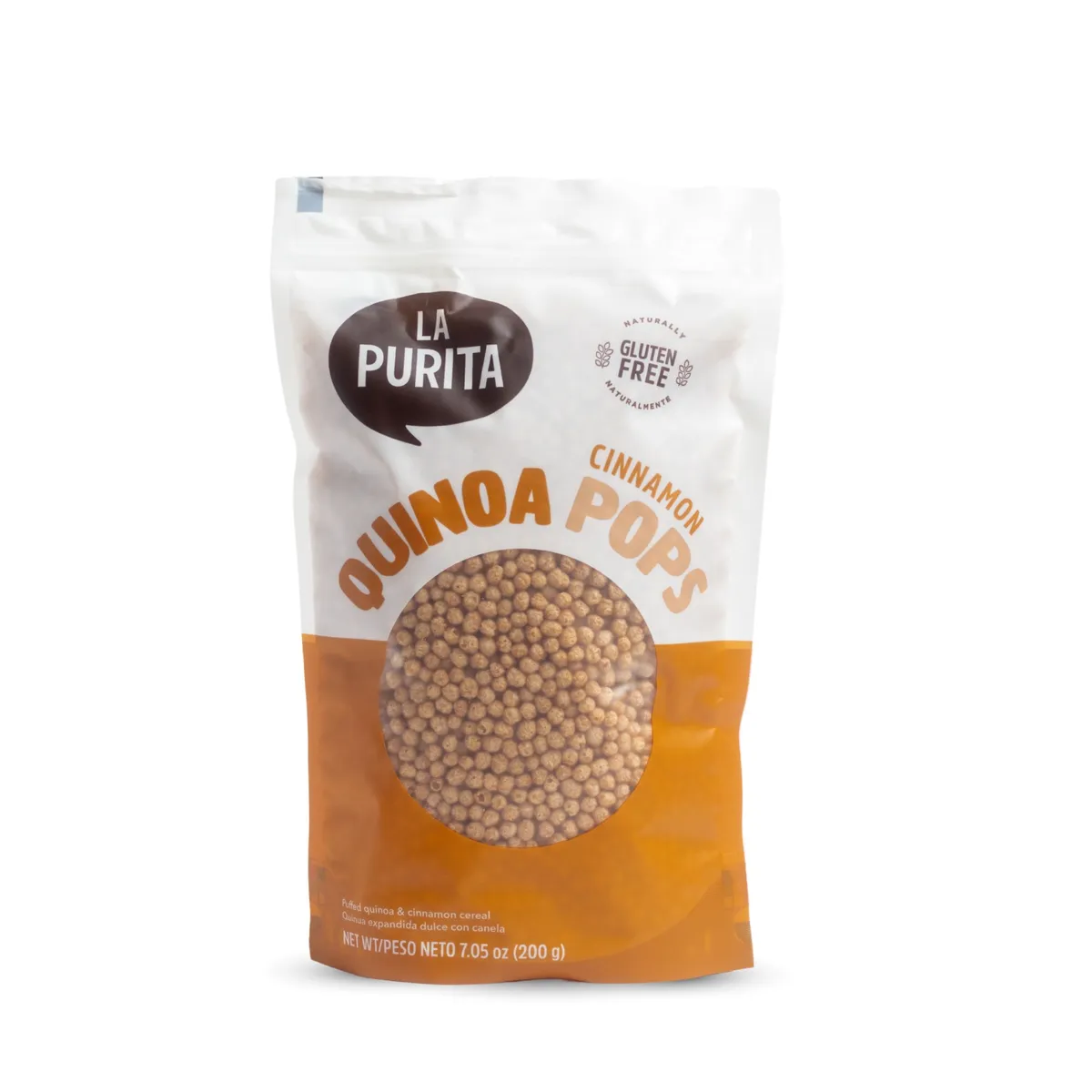 LA PURITA - Quinua Pops Canela La Purita Doypack 200 g