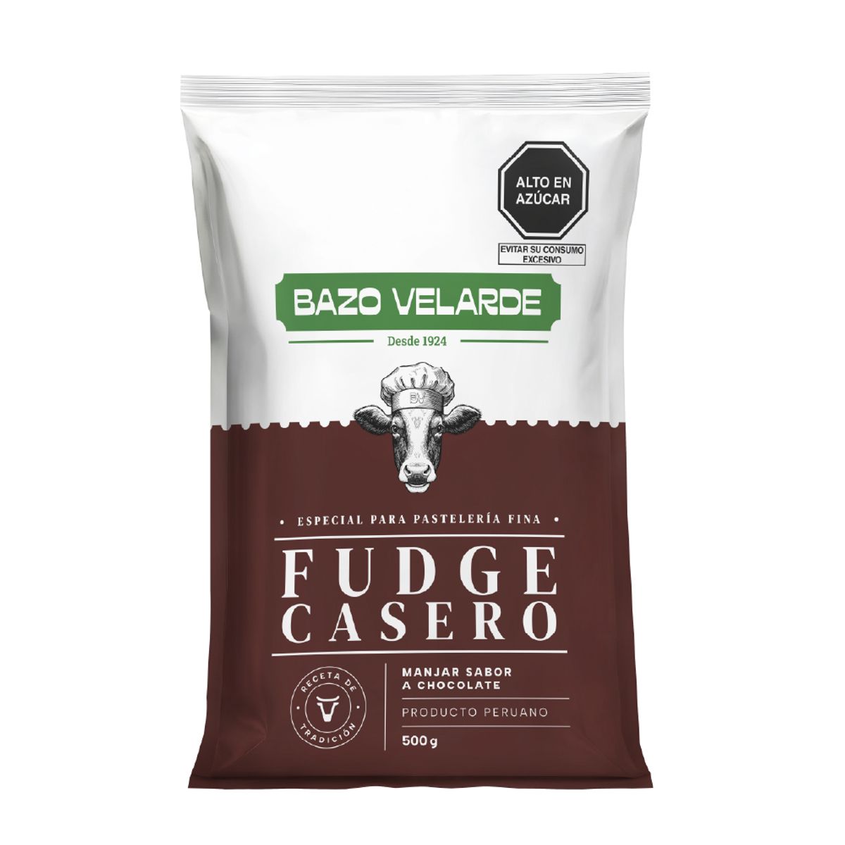 BAZO VELARDE - Fudge Casero Bazo Velarde Bolsa 500 g