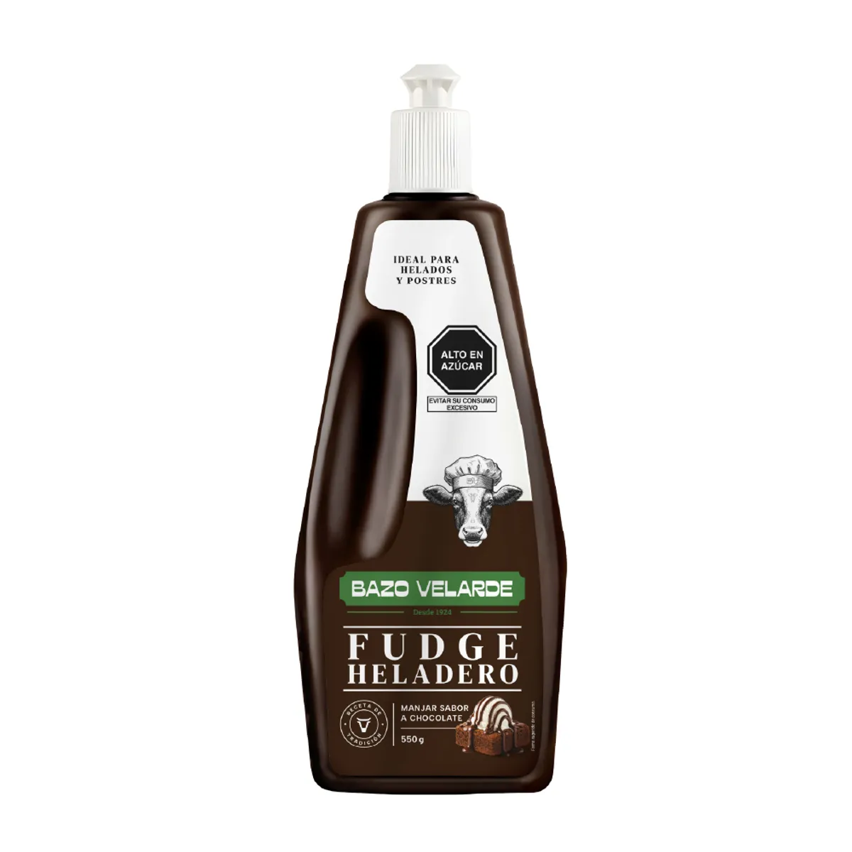 BAZO VELARDE - Fudge Heladero Bazo Velarde Envase 550 g
