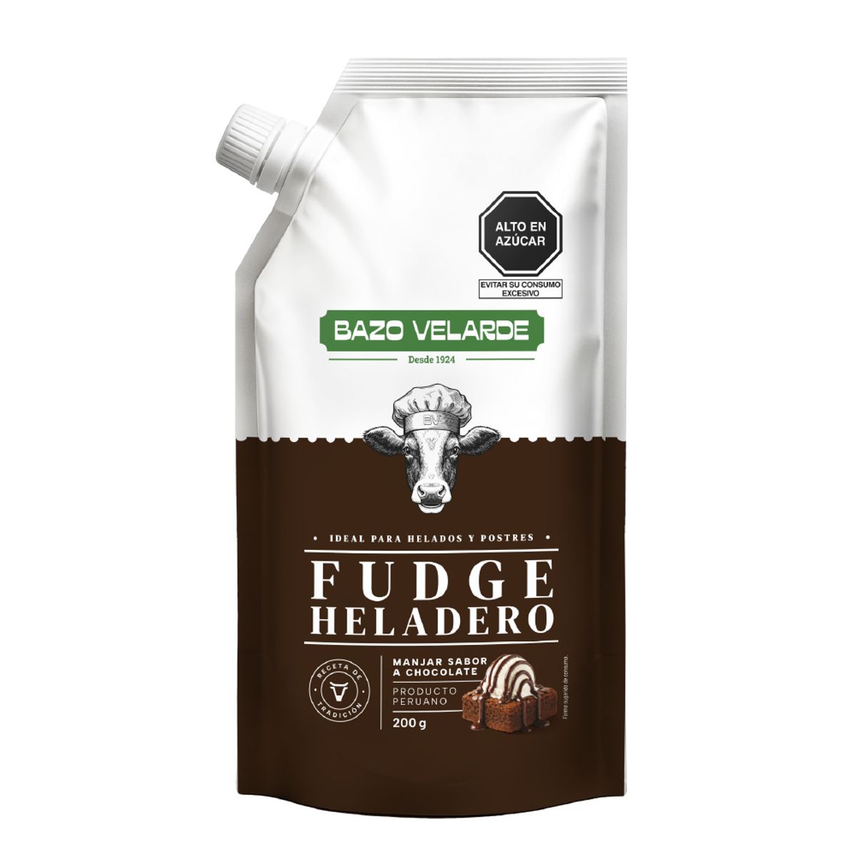 BAZO VELARDE - Fudge Heladero Bazo Velarde Doypack 200 g