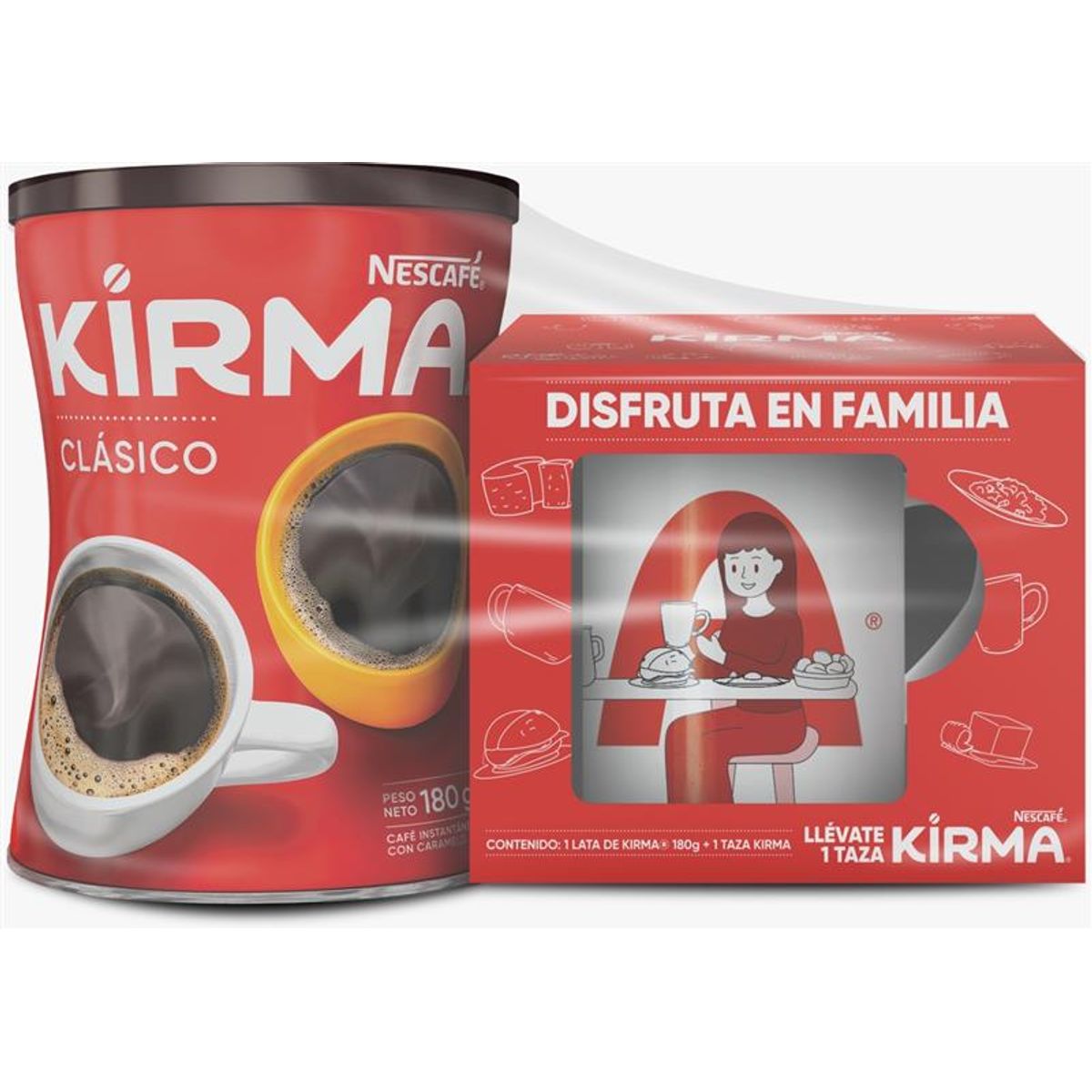 KIRMA - Pack Kirma Clásico Envase 180 g + Taza