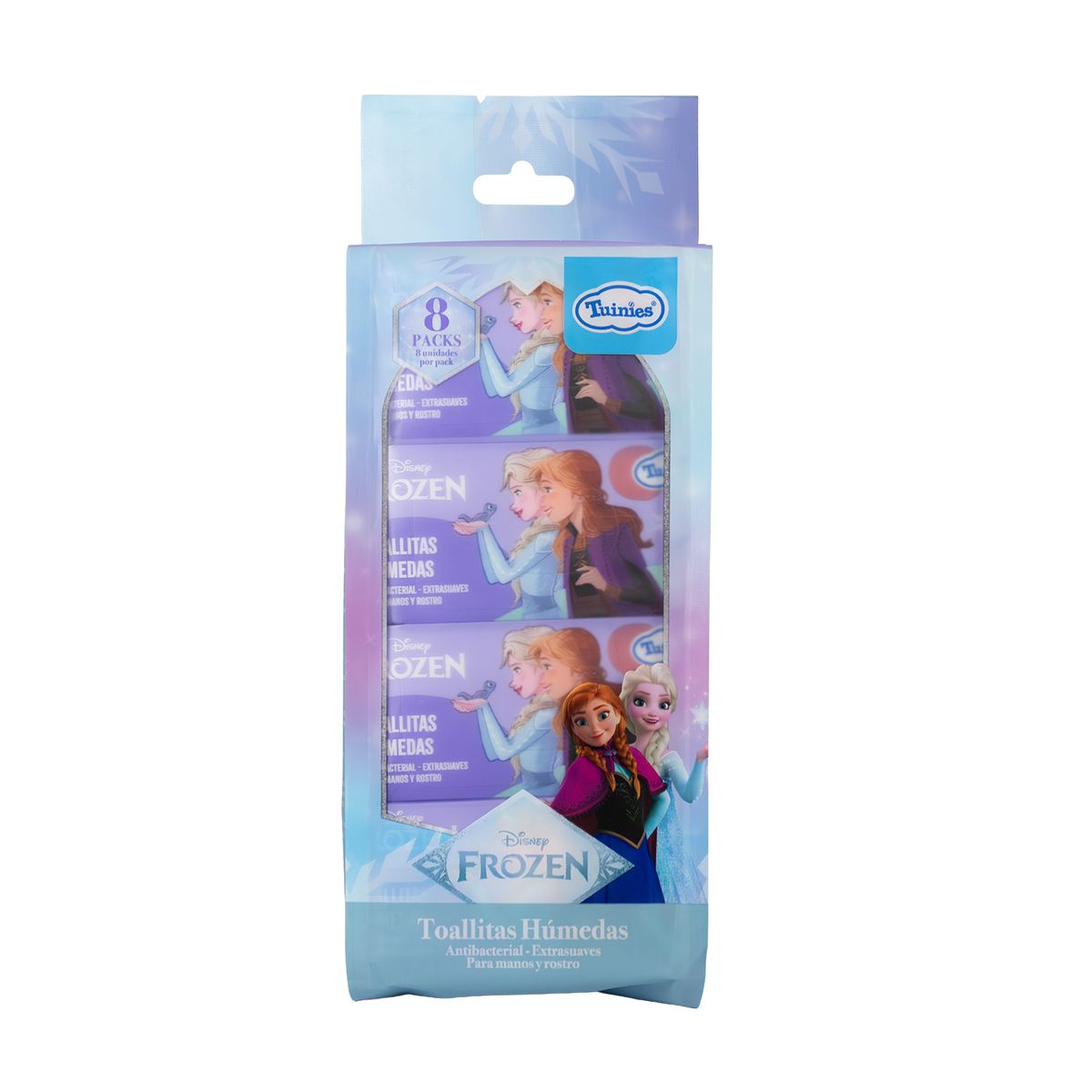 TUINIES - Toallitas Húmedas Frozen Empaque 8 Und